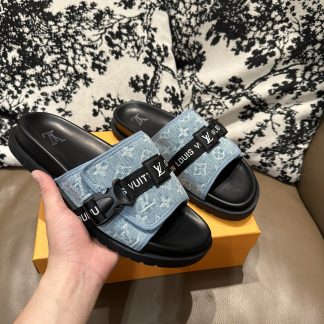 Louis Vuitton Velcro Slippers