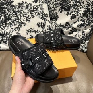 Louis Vuitton Velcro Slippers