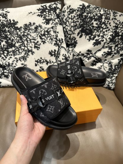 Louis Vuitton Velcro Slippers
