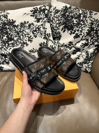 Louis Vuitton Velcro Slippers