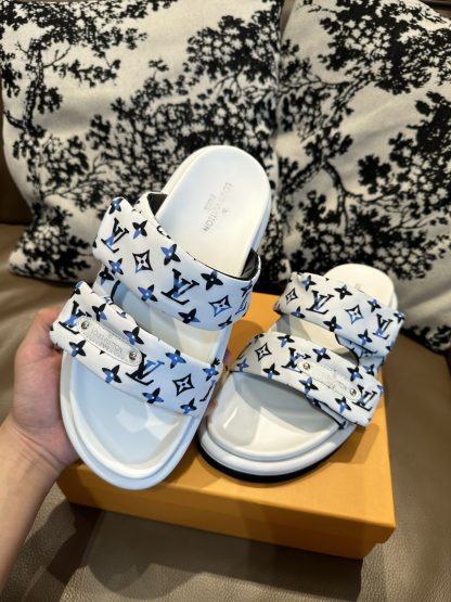 Louis Vuitton high mercerized slippers