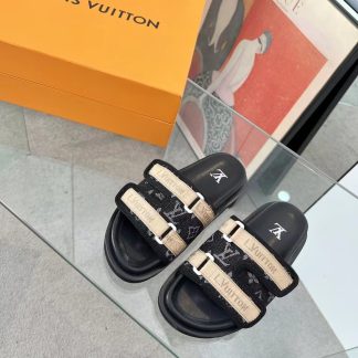 Louis Vuitton high-end men's summer slippers