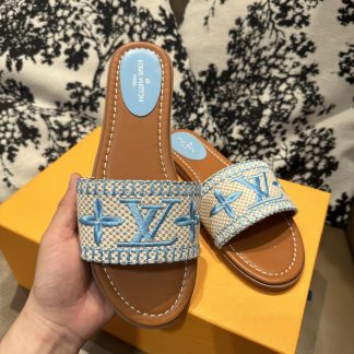 Louis Vuitton New Classic Slippers with Embroidery
