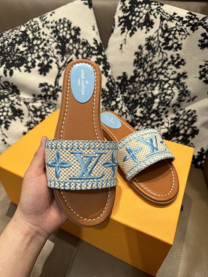 Louis Vuitton New Classic Slippers with Embroidery