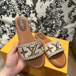 Louis Vuitton New Classic Slippers with Embroidery