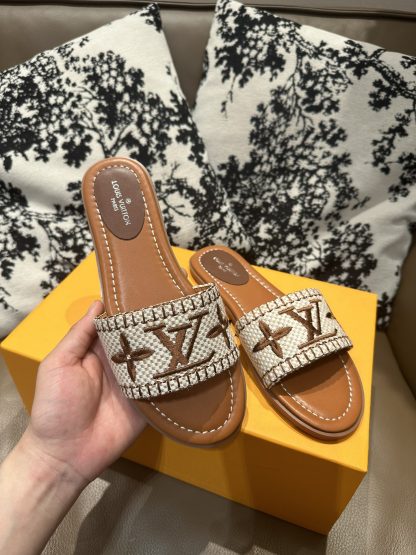 Louis Vuitton New Classic Slippers with Embroidery