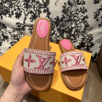 Louis Vuitton New Classic Slippers with Embroidery
