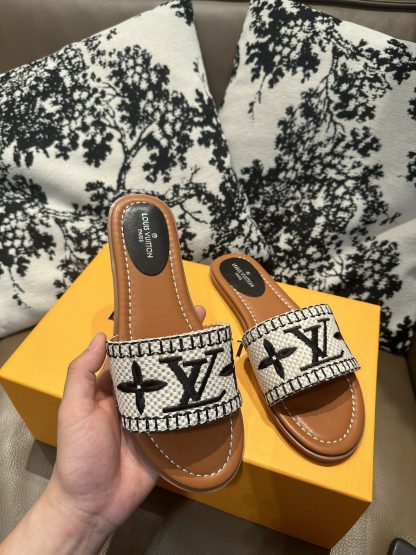 Louis Vuitton New Classic Slippers with Embroidery