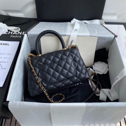 Chanel black ball with black ball handle fashion crossbody bag - Image 2