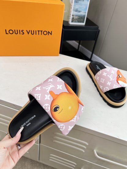 Louis Vuitton ol llow comfort flat sandals - Image 2