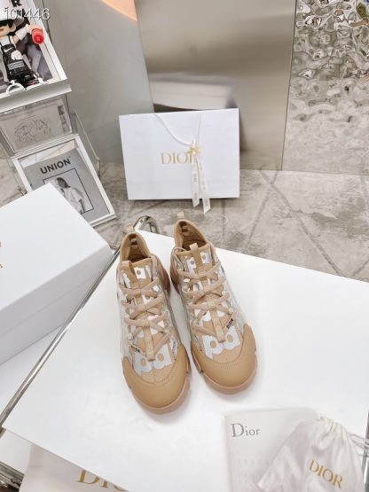 Dior 3D Printed Pattern Dad Shoes - Image 2