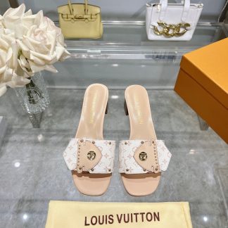 Louis Vuitton studded slippers