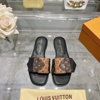 Louis Vuitton studded slippers
