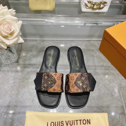 Louis Vuitton studded slippers