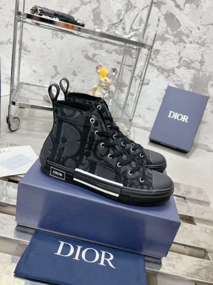 Dior B23 Classic Series Couple High-top Low-top Casual Sports Sneakers Skate Shoes