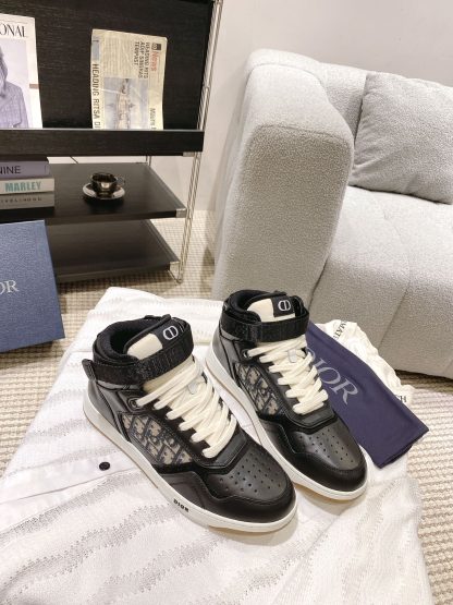 Dior high top couple sneakers - Image 2