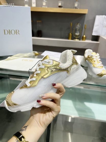 Dior Gold Vibe Sneakers - Image 3