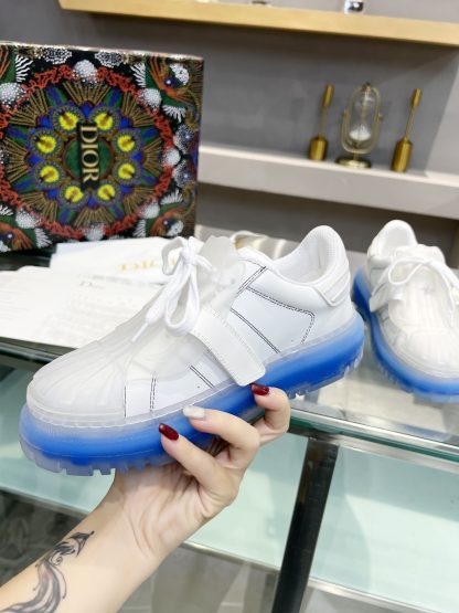 Dior fashion casual transparent bottom sneakers - Image 2