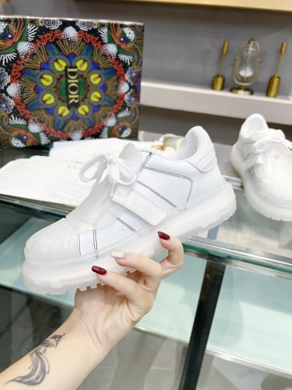 Dior Transparent Bottom White Casual Shoes - Image 2