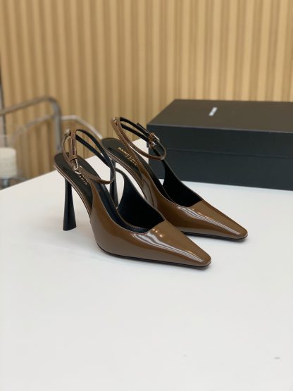Ysl high heel backless shoes - Image 2