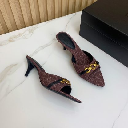 Ysl elegant high-heeled sandals - Image 2