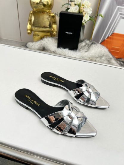 Ysl flat pointed toe fashion slippers - Image 2