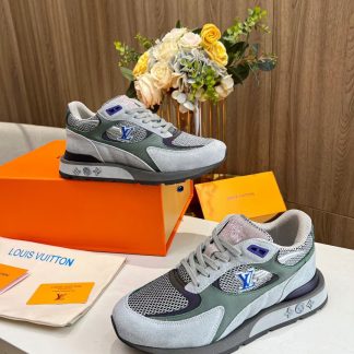 Louis Vuitton breathable diamond mesh sneakers