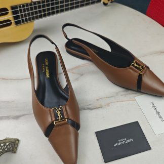 Ysl fashion flat heel ysl sandals