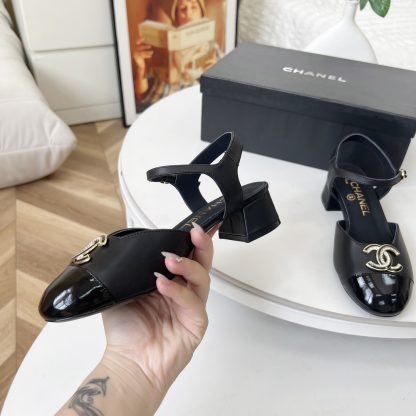 Chanel Spring-Summer Dance Shoes Collection New Black Sandals - Image 2