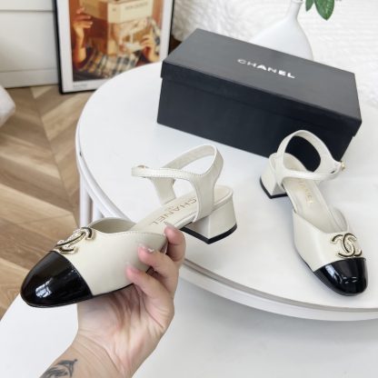Chanel Spring-Summer Dance Shoes Collection New White Sandals - Image 2