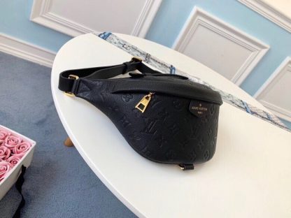 Louis Vuitton Black Full Leather BUMBAG Chest Bag - Image 2