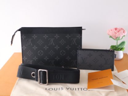 Louis Vuitton Black Flower Alpha Wearable Wallet - Image 2