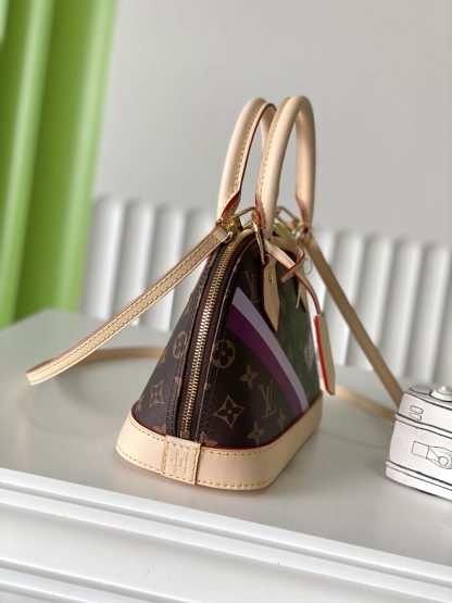 Louis Vuitton ALMA BB badge silk screen shell bag - Image 2