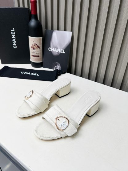 Chanel white elegant lady temperament sandals - Image 2
