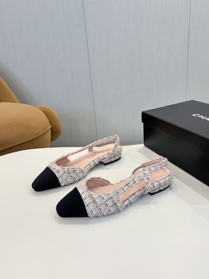 Chanel classic pink versatile ballet flat sandals - Image 2