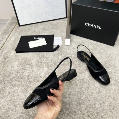 Chanel Spring and Summer Dancing Shoes Series New Black Retro Sandals - Image 2
