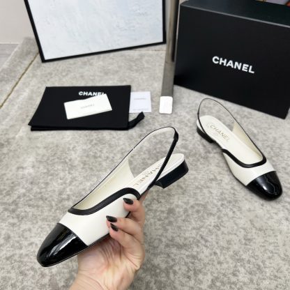 Chanel Spring and Summer Dancing Shoes Series New White Retro Sandals - Image 2