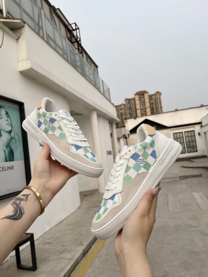 Louis Vuitton Nautical Embroidered Sneakers - Image 2