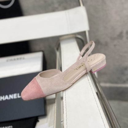 Chanel Fashion Classic Mixed Lambskin Light Pink Flat Sandals - Image 2