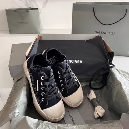 Balenciaga Vintage Style Casual Fabric Shoes - Image 2