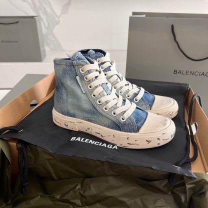 Balenciaga high-top denim casual shoes - Image 2