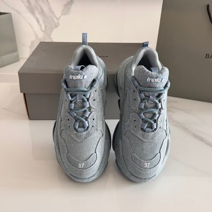 Balenciaga denim trend sneakers - Image 2