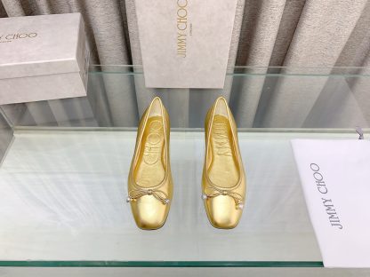 Jimmy Choo New Butterfly Pearl Ballet Flats - Image 2