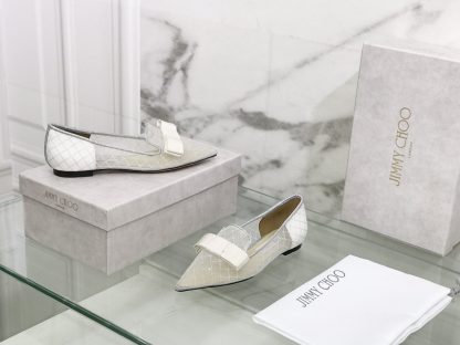 Jimmy Choo new lace embroidery series flat shoes - Image 2