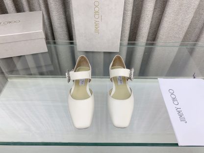 Jimmy Choo New Mary Jane Hollow Shoes Flats - Image 2
