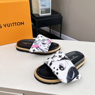 Louis Vuitton ol llow comfort flat sandals