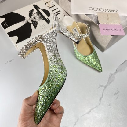 Jimmy Choo Elegant Diamond High Heels - Image 2