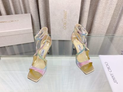 Jimmy Choo Fashion Square Toe High Heels - Image 2