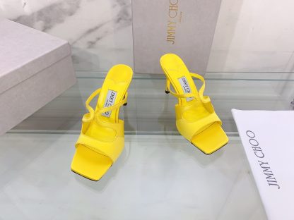 Jimmy Choo Fashion Square Toe Sandals High Heels - Image 2