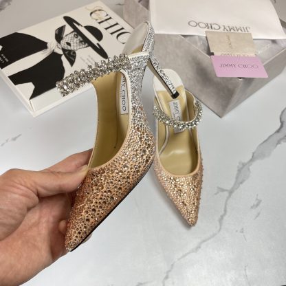 Jimmy Choo Fashion Diamond High Heels - Image 3